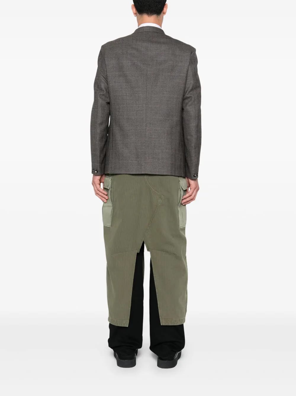 panelled coat