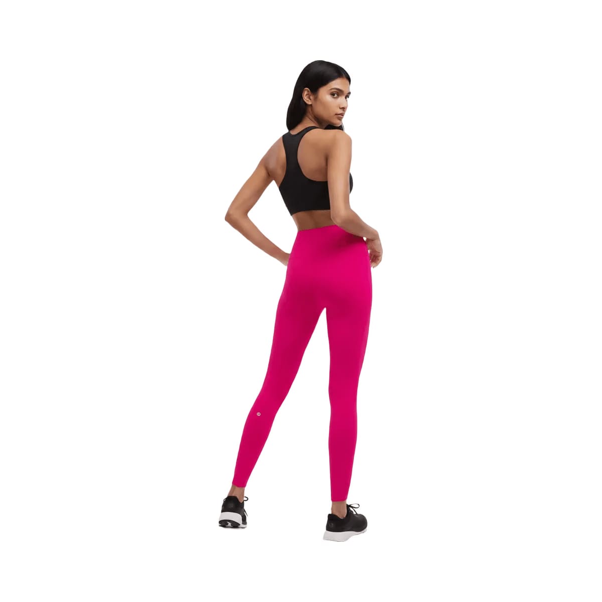 Lululemon Fast and Free High-Rise Tight 25” Pockets Updated Dark Red