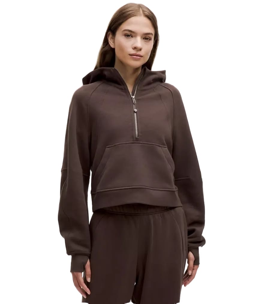 Lululemon Scuba Oversized Half-Zip Hoodie Espresso