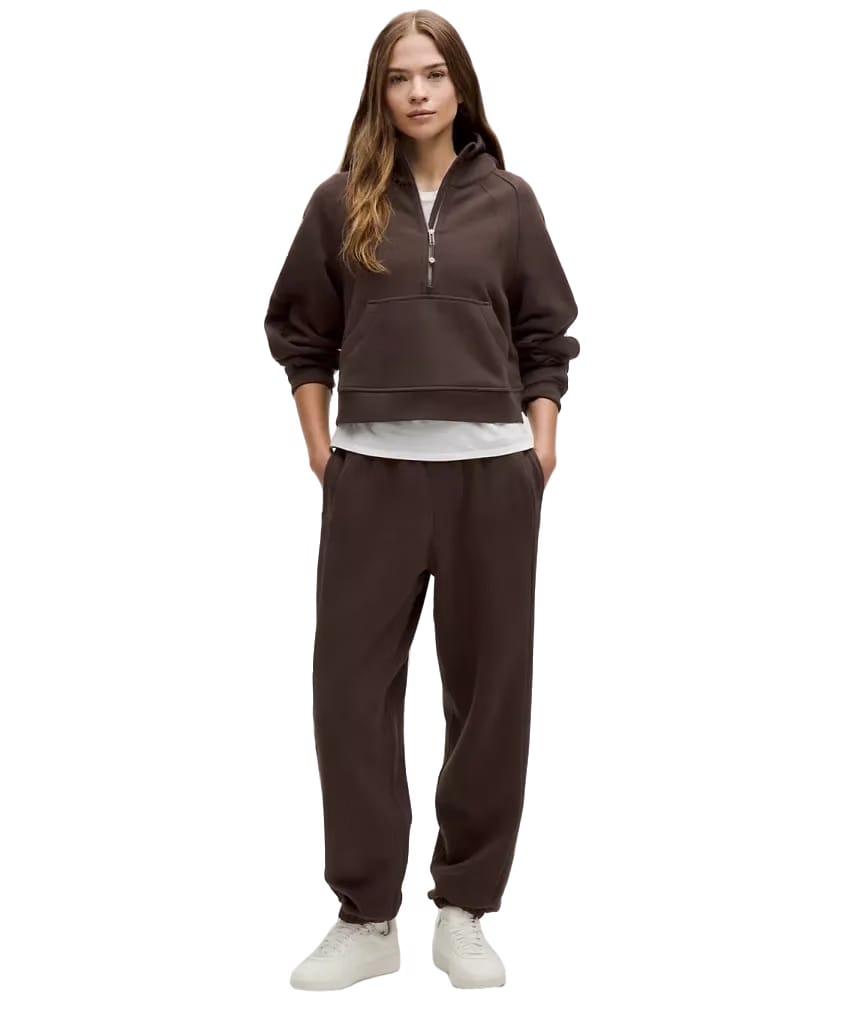 Lululemon Scuba Oversized Half-Zip Hoodie Espresso