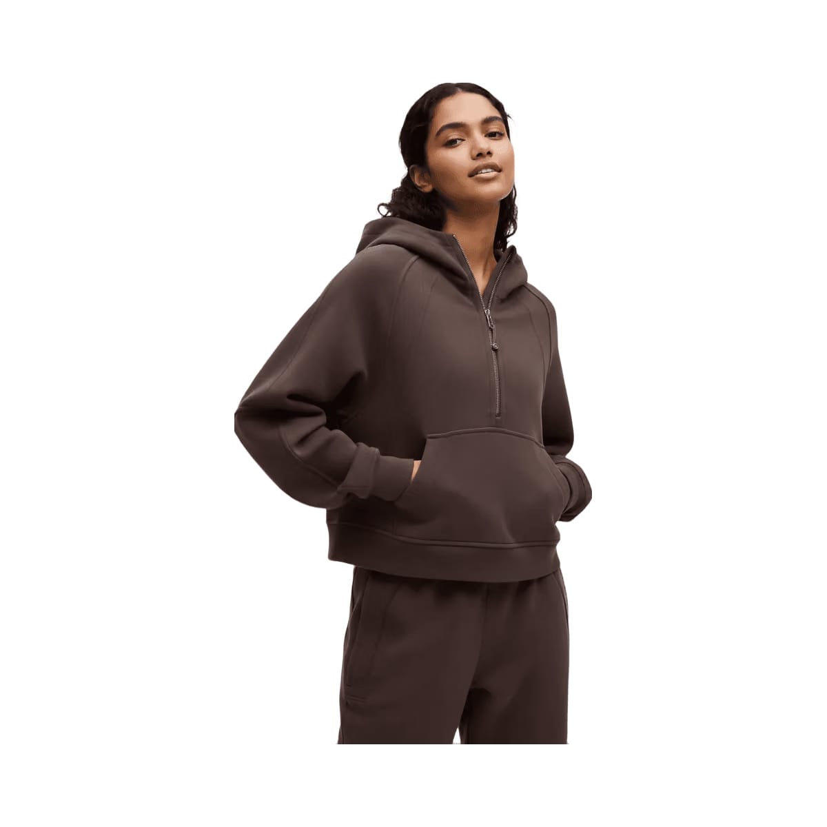 Lululemon Scuba Oversized Half-Zip Hoodie Espresso
