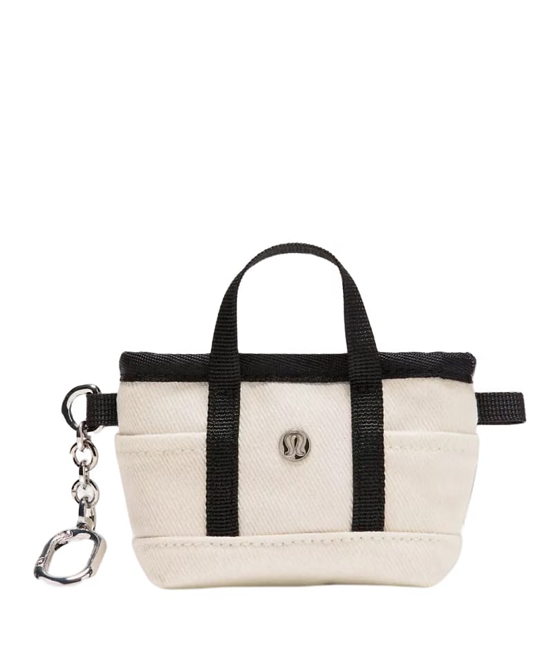 Lululemon Daily Multi-Pocket Nano Canvas Tote Bag Natural/Black