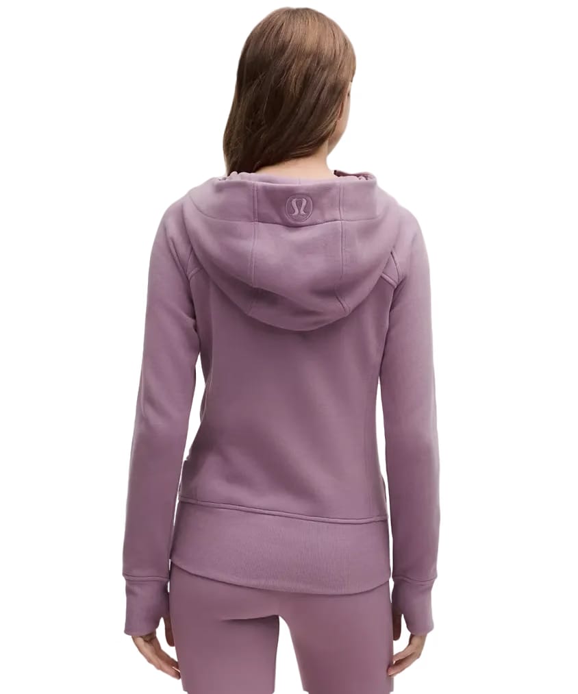 Lululemon Scuba Full-Zip Hoodie Lavender Lux/Mirror Silver