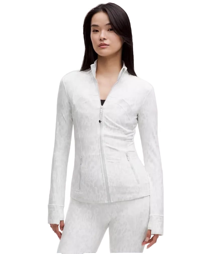 Lululemon Define Jacket Nulu Contour Spot White Multi