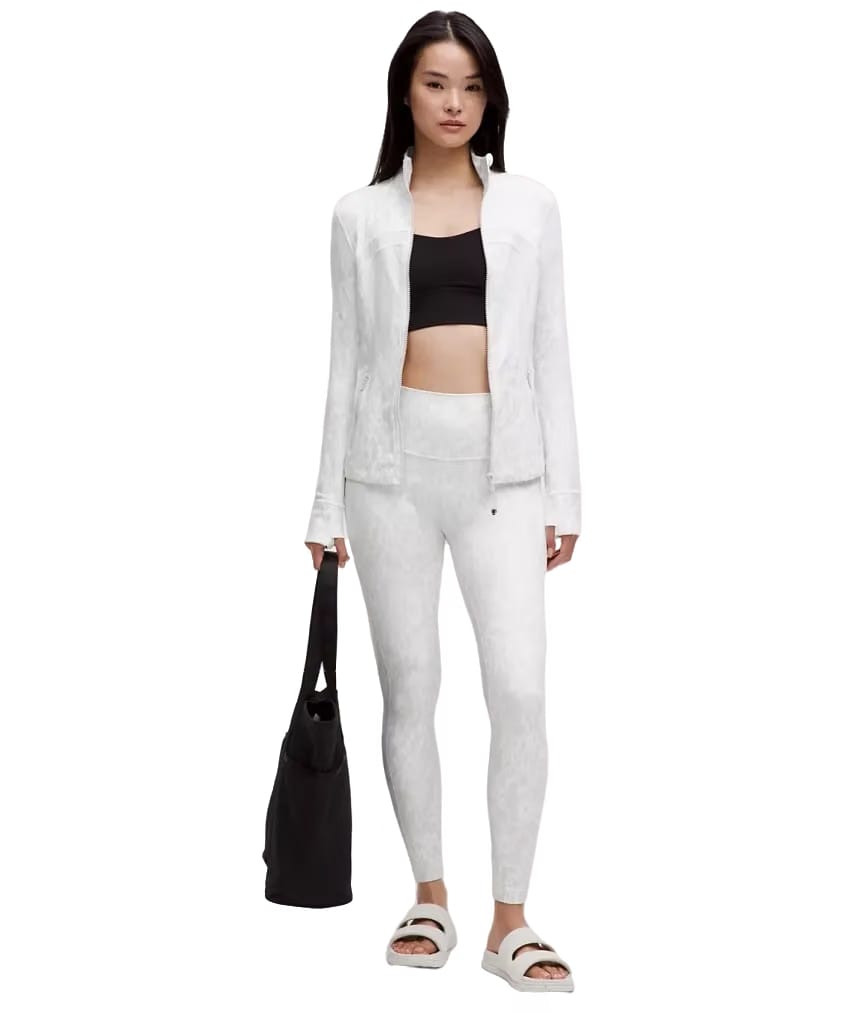 Lululemon Define Jacket Nulu Contour Spot White Multi
