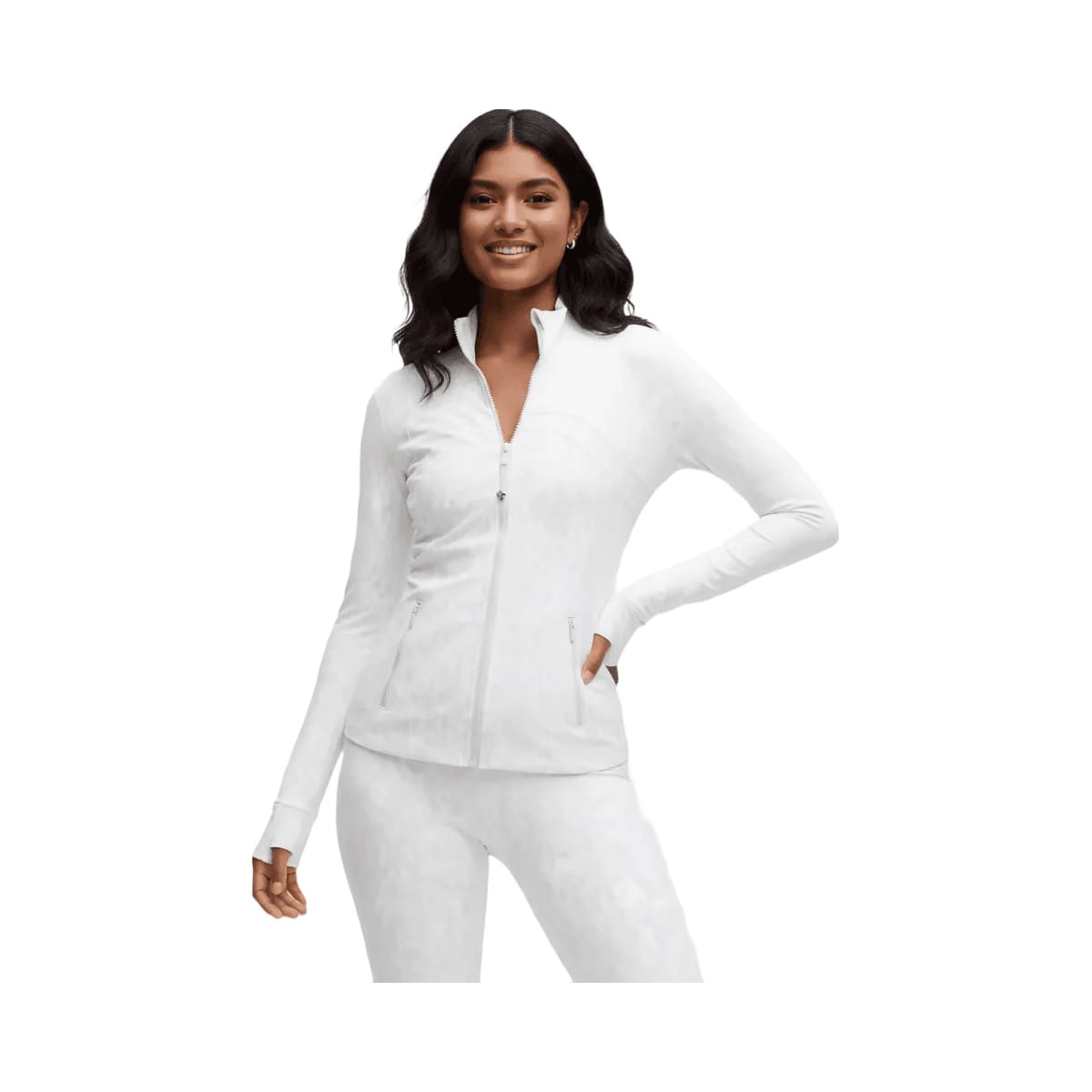 Lululemon Define Jacket Nulu Contour Spot White Multi