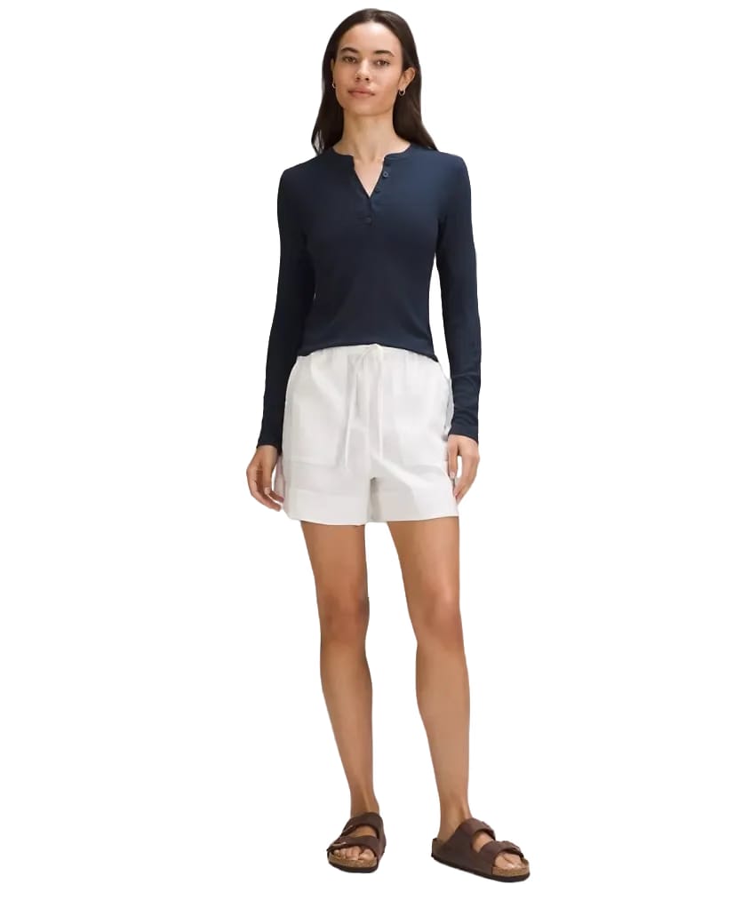 Lululemon Hold Tight Long-Sleeve Henley True Navy