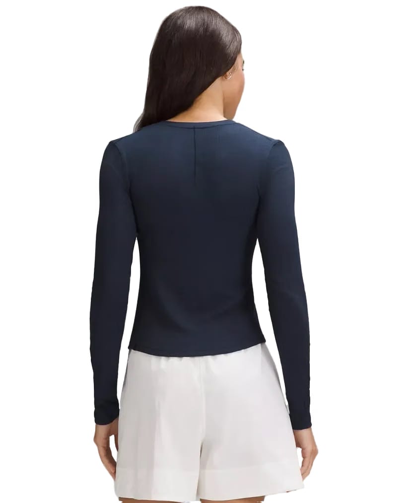 Lululemon Hold Tight Long-Sleeve Henley True Navy