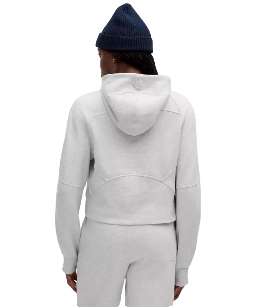 Lululemon Scuba Oversized Half-Zip Hoodie Heathered Core Ultra Light Grey