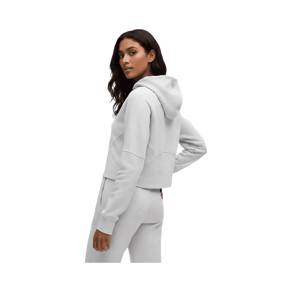 Lululemon Scuba Oversized Half-Zip Hoodie Heathered Core Ultra Light Grey