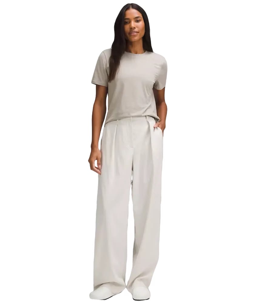 Lululemon Love Curved-Hem Crewneck T-Shirt Riverstone