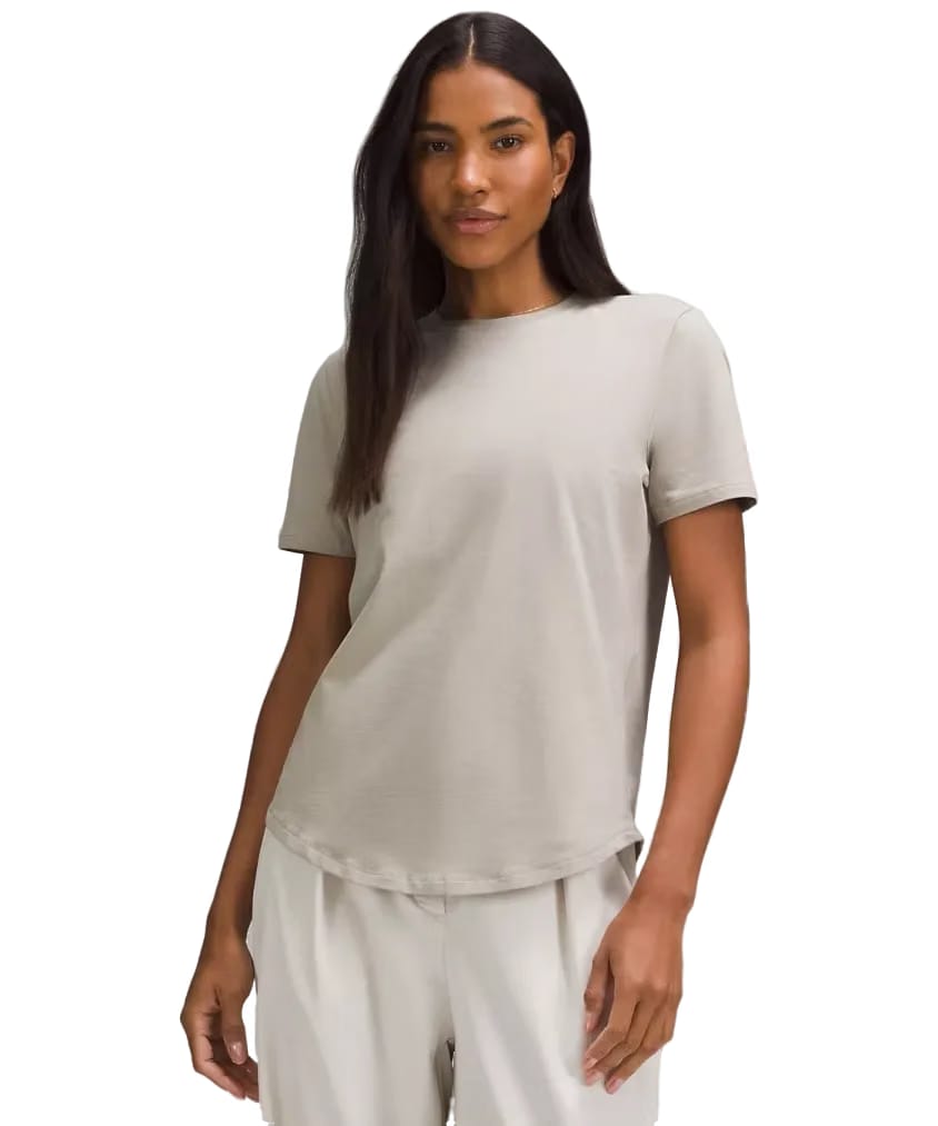 Lululemon Love Curved-Hem Crewneck T-Shirt Riverstone