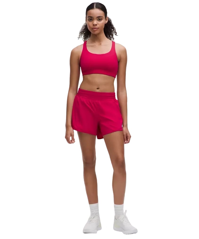 Lululemon Hotty Hot High-Rise Lined Shorts 4" Passionate