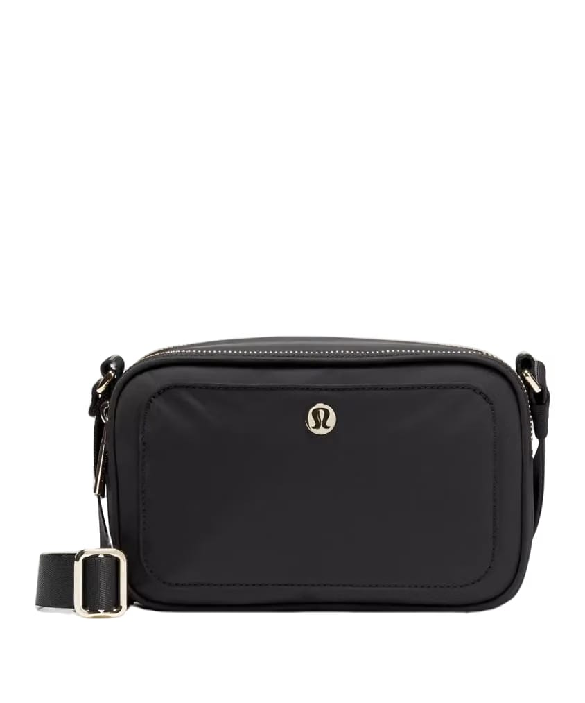 Lululemon Crossbody Camera Bag 2L Black/Gold