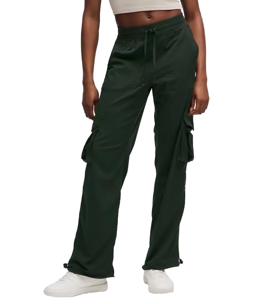 Lululemon Dance Studio Relaxed-Fit Mid-Rise Cargo Pant Rainforest Green