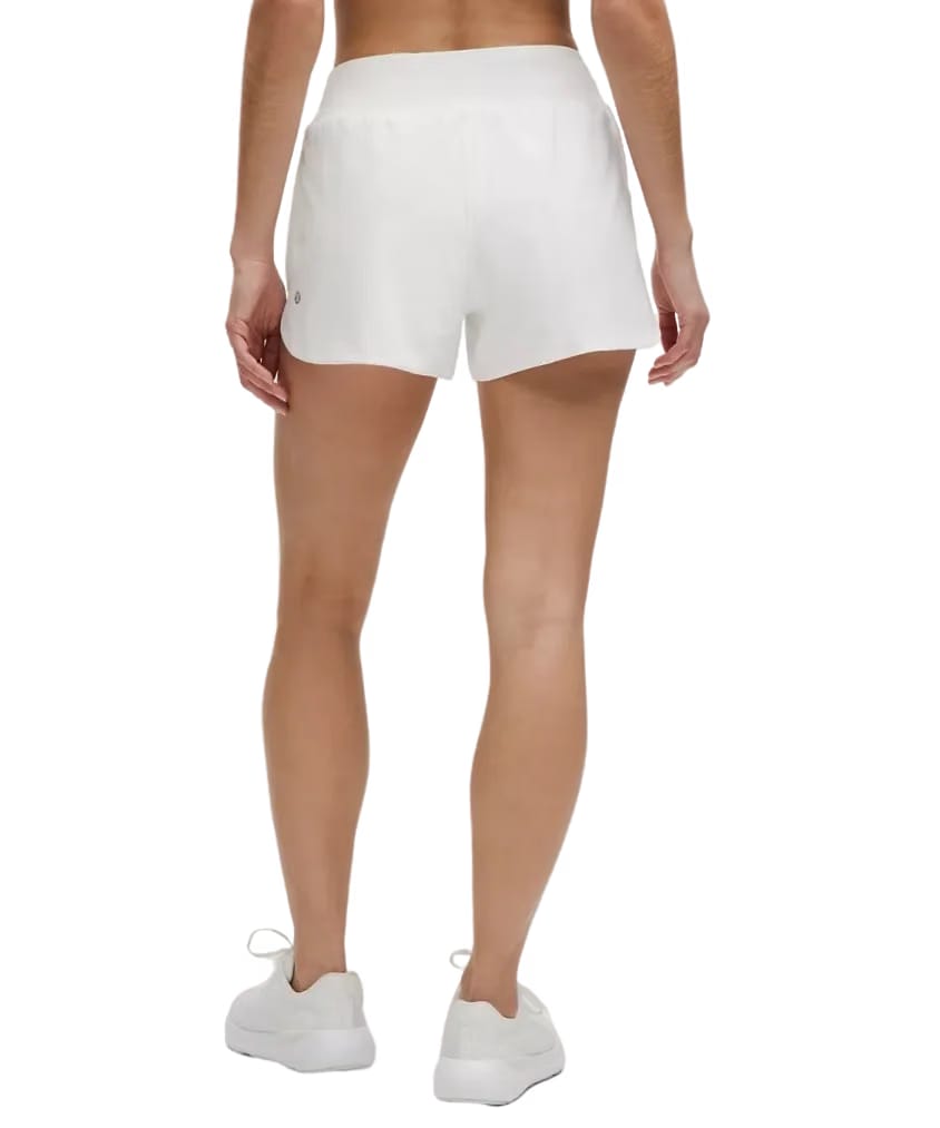 Lululemon Fast and Free High-Rise Classic-Fit Split Shorts 3" White