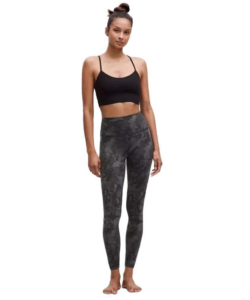 Lululemon Align High-Rise Pant 28" Hidden Heritage Lace Black Multi