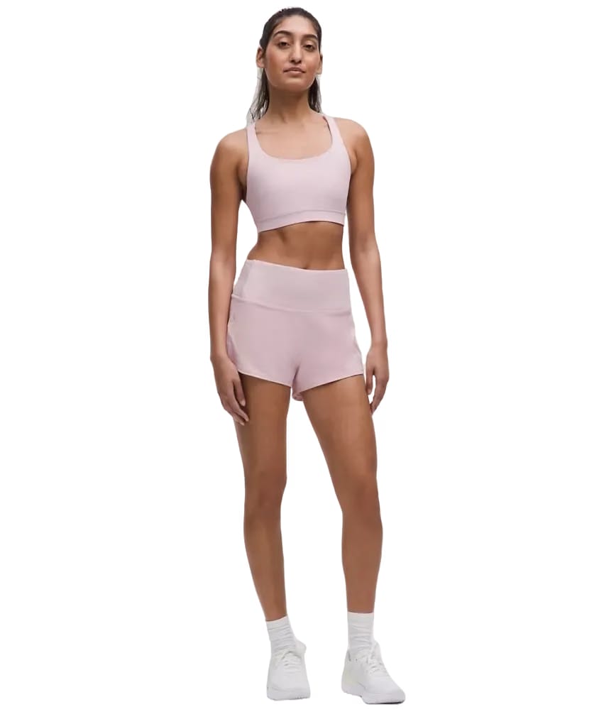 Lululemon Speed Up High-Rise Lined Shorts 2.5" Pink Haze