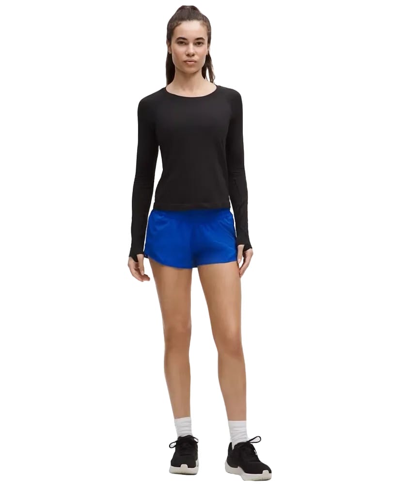 Lululemon Hotty Hot Low-Rise Lined Shorts 2.5" Galactic Cobalt