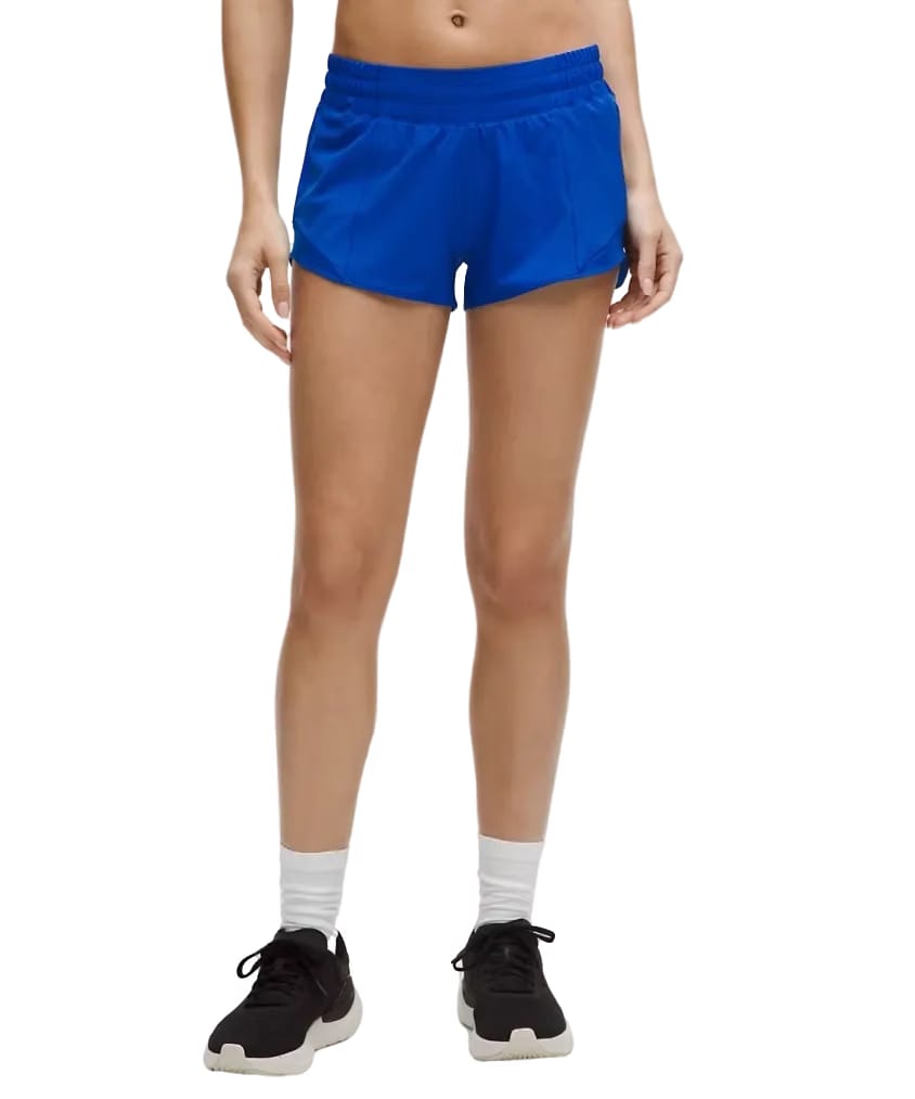 Lululemon Hotty Hot Low-Rise Lined Shorts 2.5" Galactic Cobalt