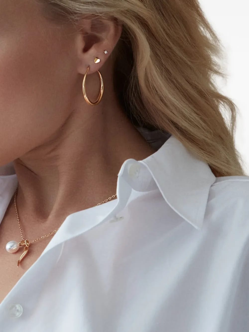 Signature Hera hoop earrings