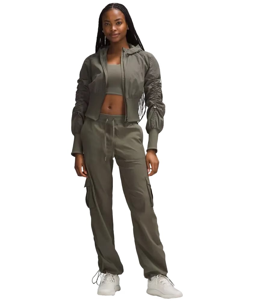 Lululemon Dance Studio Relaxed-Fit Mid-Rise Cargo Pant Army Green