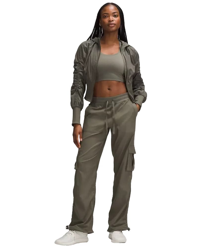 Lululemon Dance Studio Relaxed-Fit Mid-Rise Cargo Pant Army Green