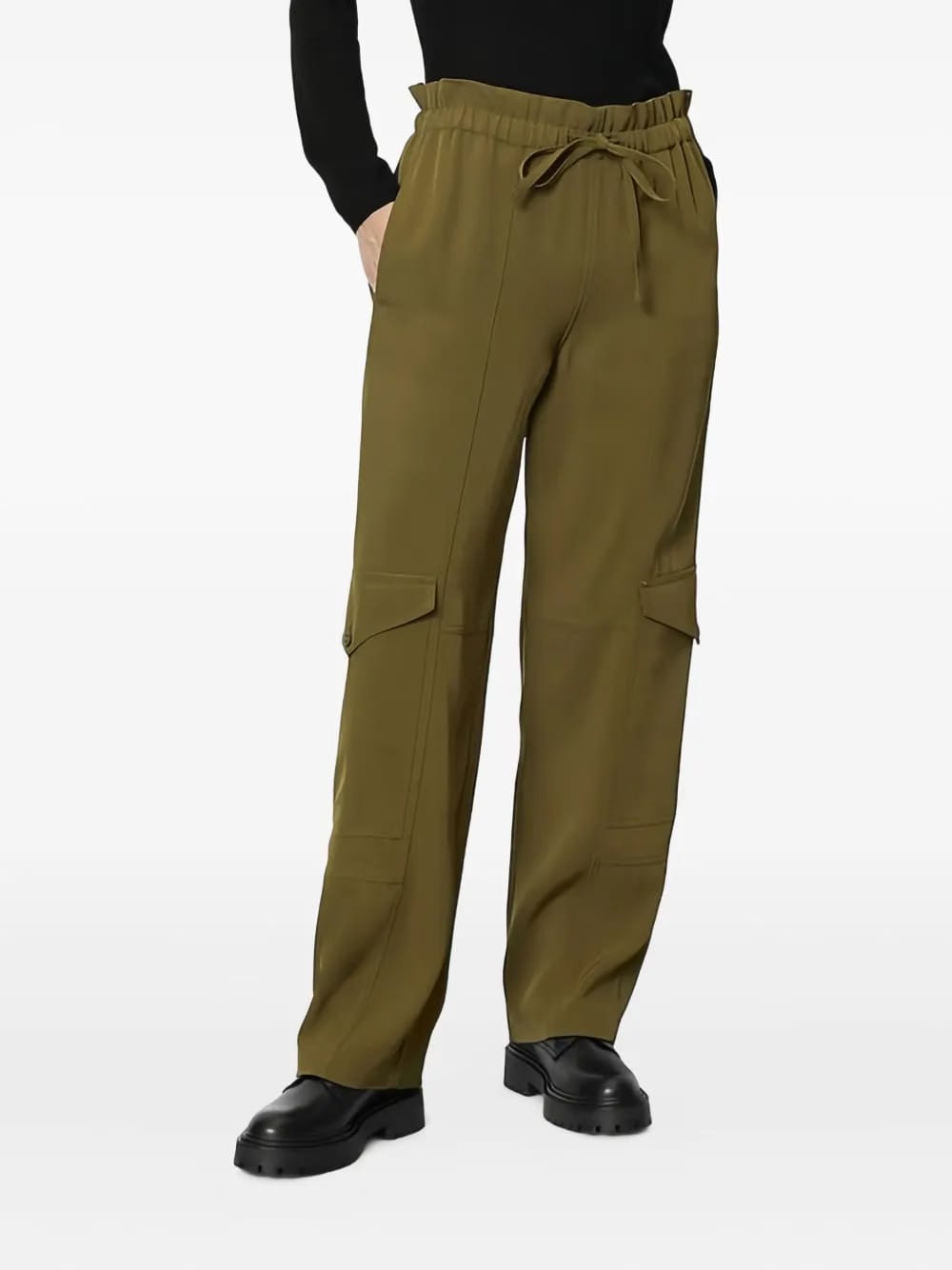cargo drawstring trousers