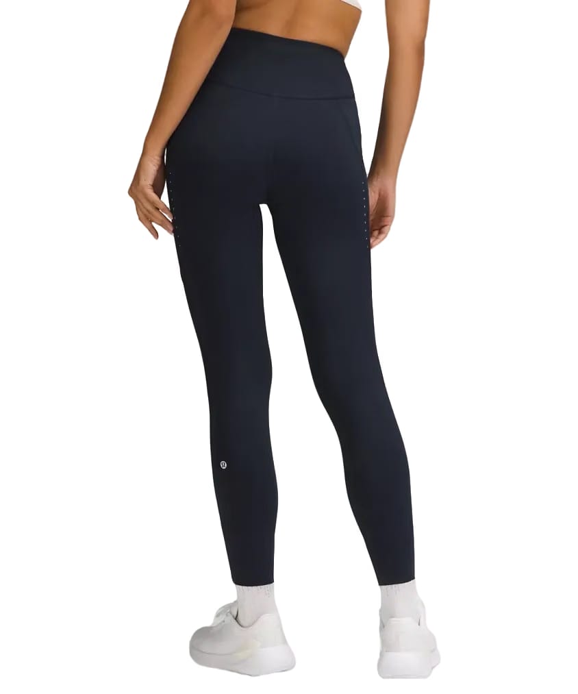 Lululemon Fast and Free High-Rise Tight 25” Pockets Updated True Navy