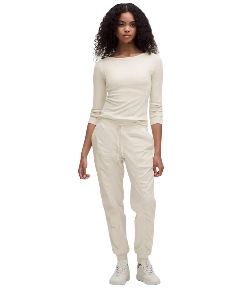 Lululemon Dance Studio Mid-Rise Jogger Full Length Light Ivory