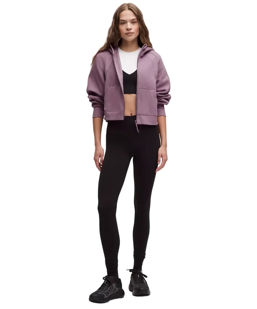 Lululemon Scuba Oversized Full-Zip Hoodie Lavender Lux/Mirror Silver