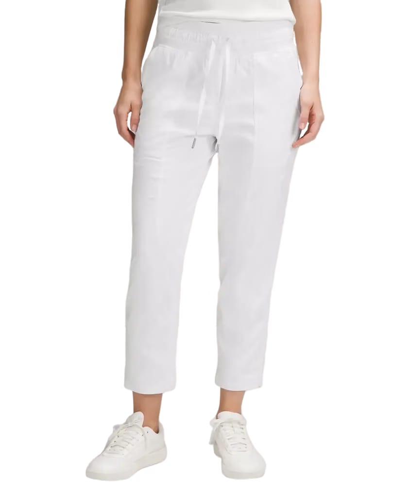 Lululemon Dance Studio Mid-Rise Cropped Pant White