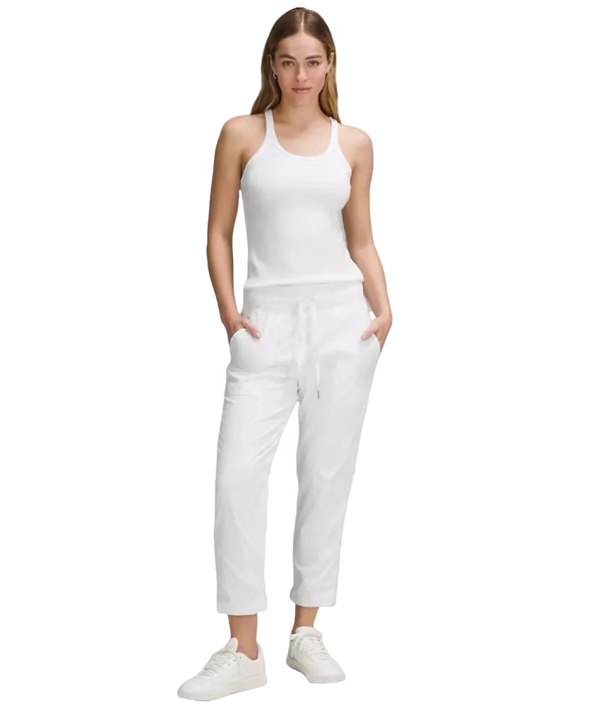 Lululemon Dance Studio Mid-Rise Cropped Pant White