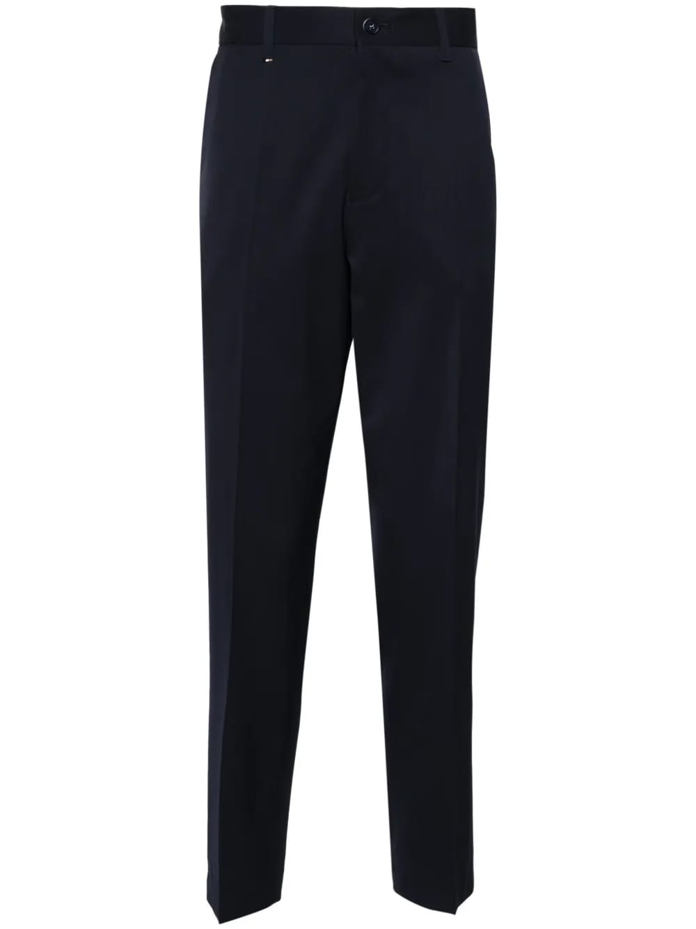 mid-rise tailored trousers