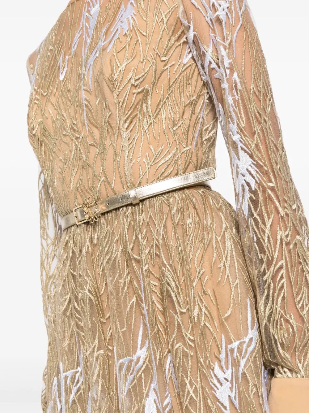 Arboreal midi gown