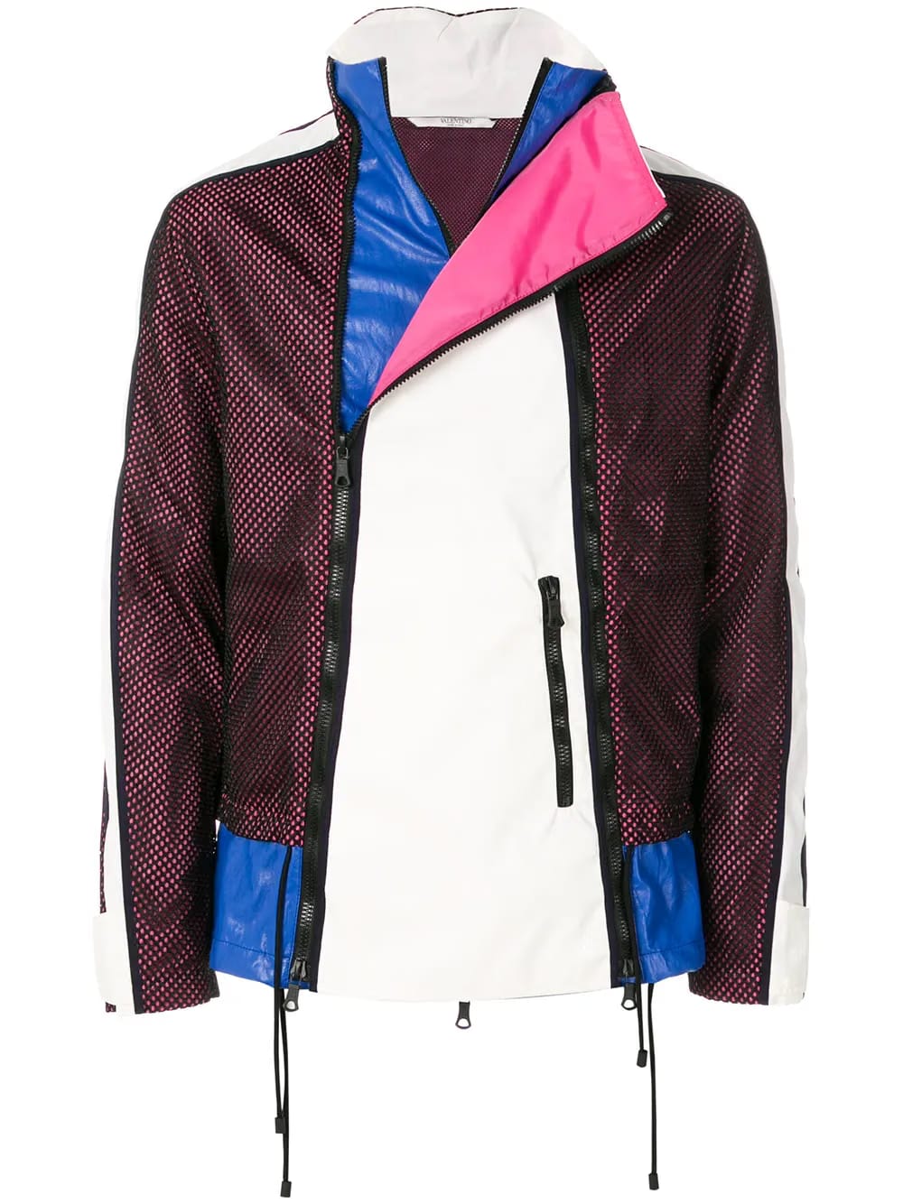 mesh panel lightweight jacket