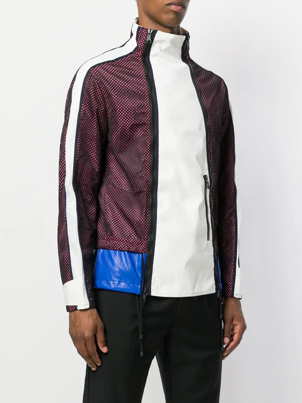 mesh panel lightweight jacket