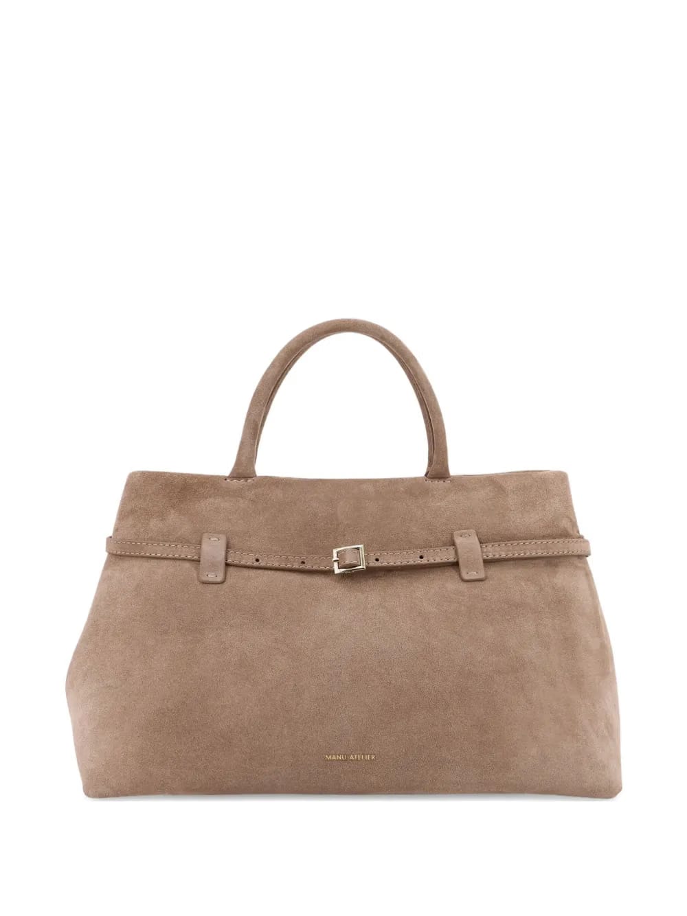 Le Cambon 35 buckle-fastening suede handbag