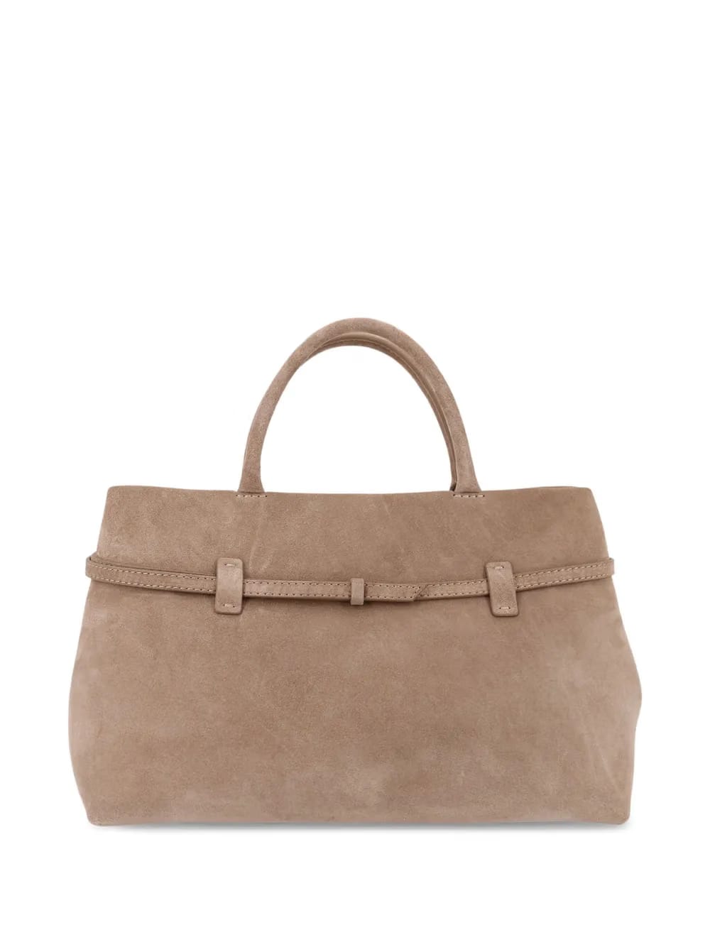 Le Cambon 35 buckle-fastening suede handbag
