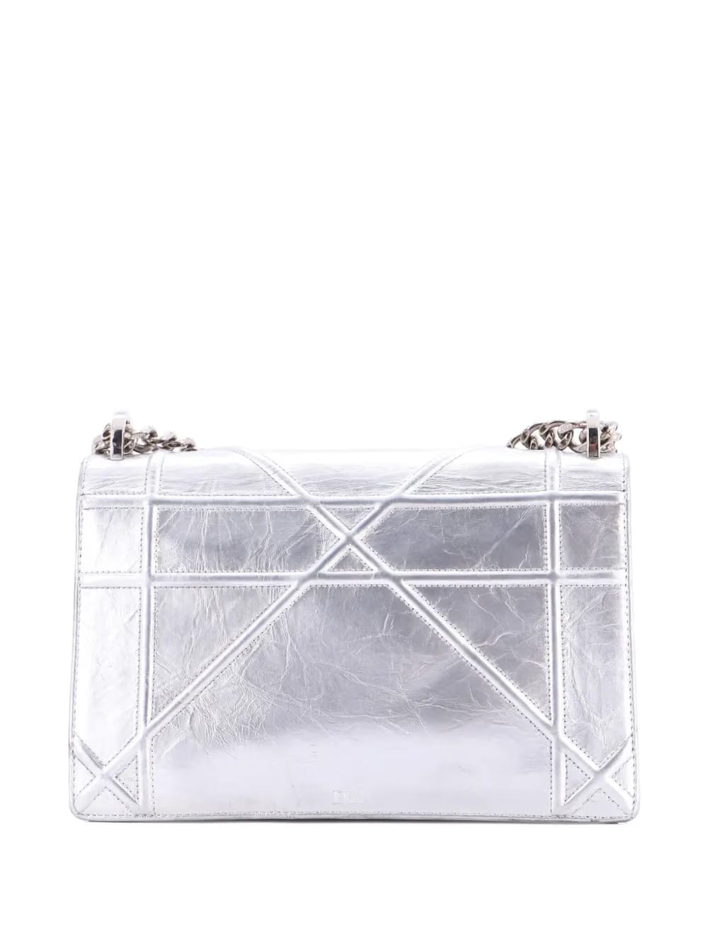 Diorama Clasp Flap Bag Crinkled Lambskin Medium crossbody bag