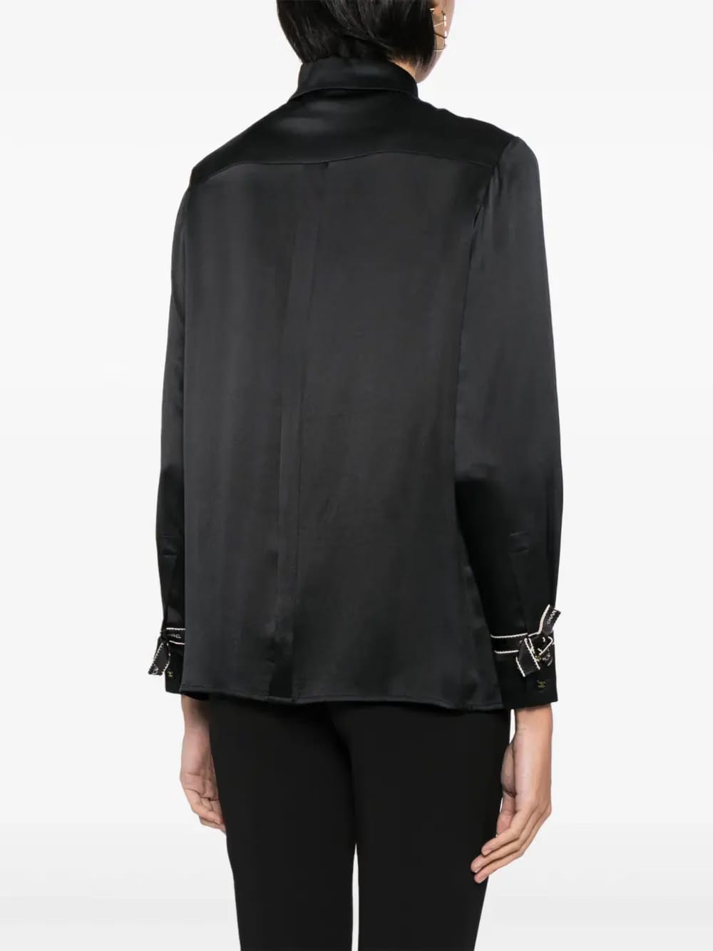 1994 logo-print silk shirt