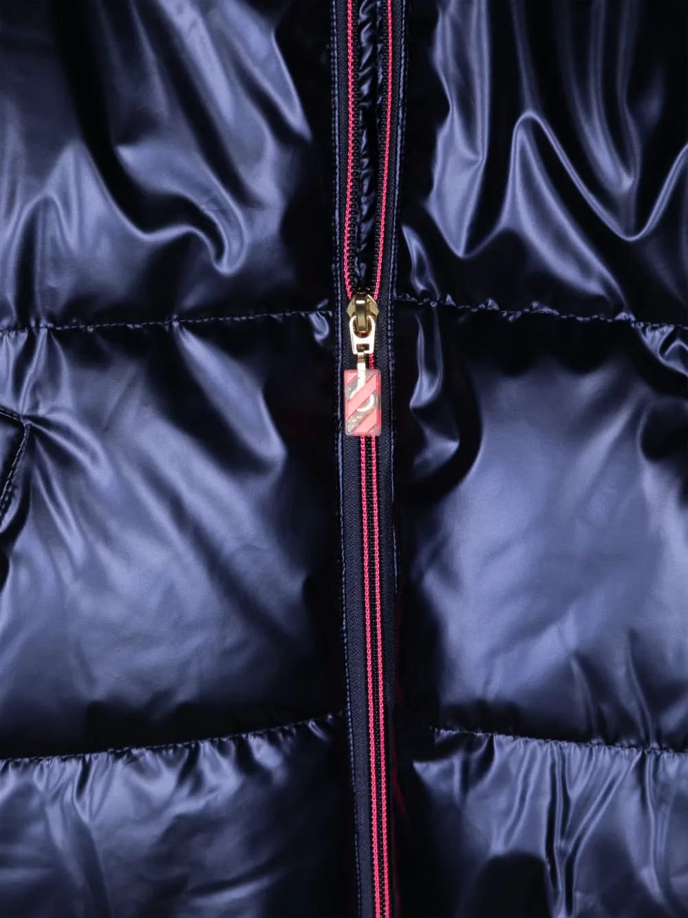 logo-tag padded coat