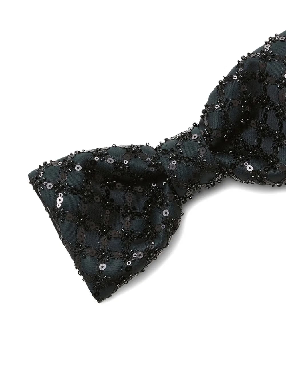 sequin bow tie