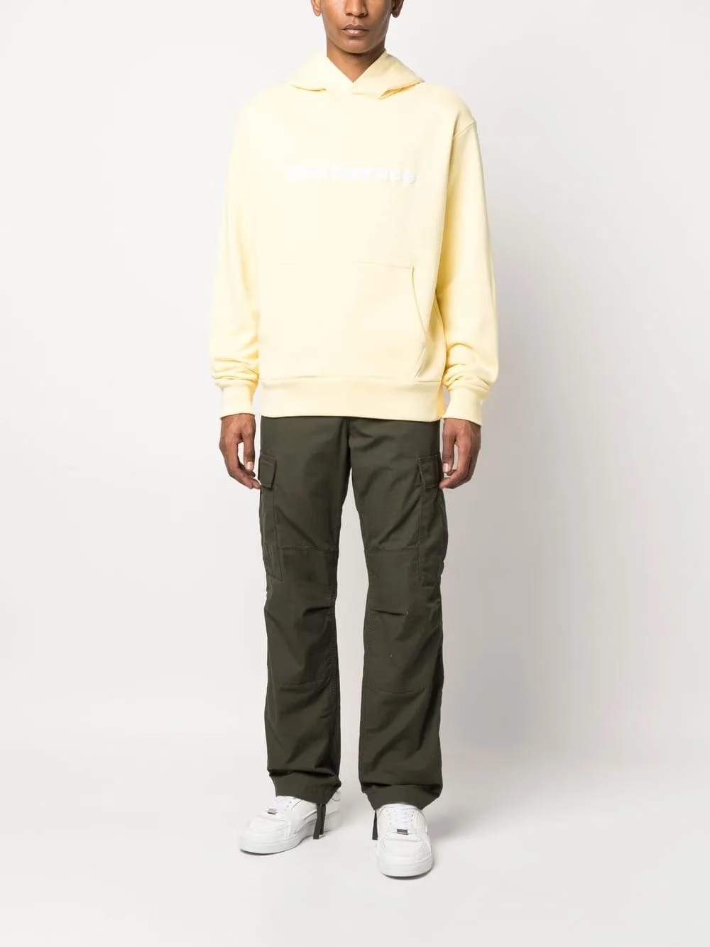 slogan-print pullover Hoodie