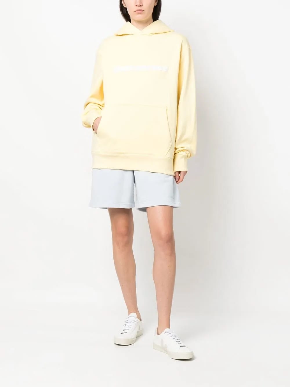 slogan-print pullover Hoodie