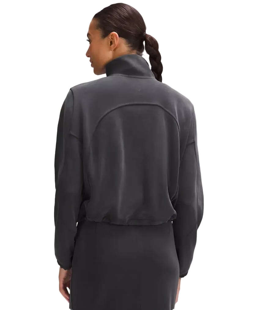 Lululemon Brushed Softstreme Half Zip Black