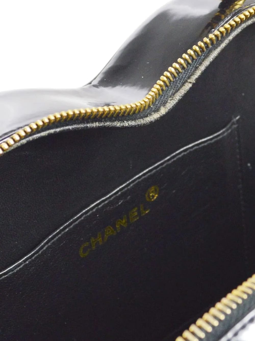 1995 CC Heart vanity top-handle bag