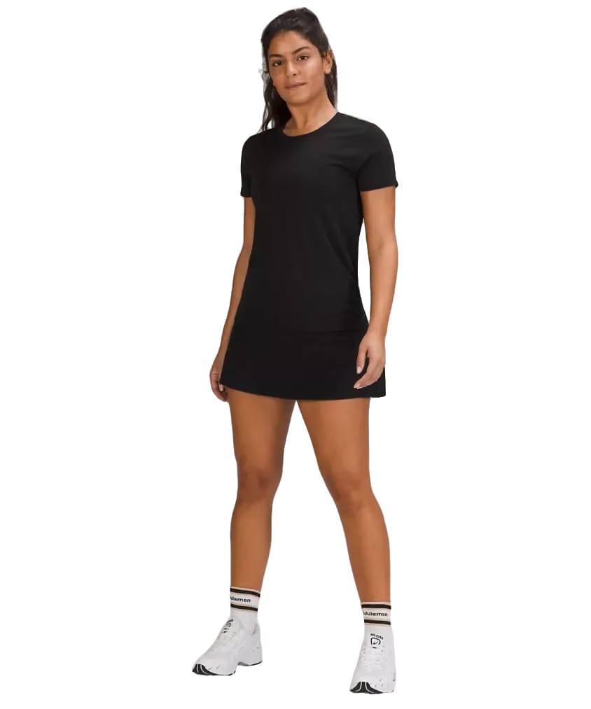 Lululemon Pace Rival Mid-Rise Skirt Long Black