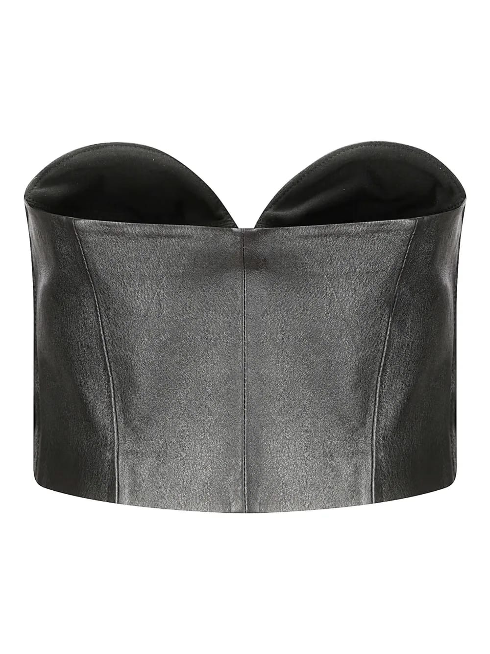 leather bustier top