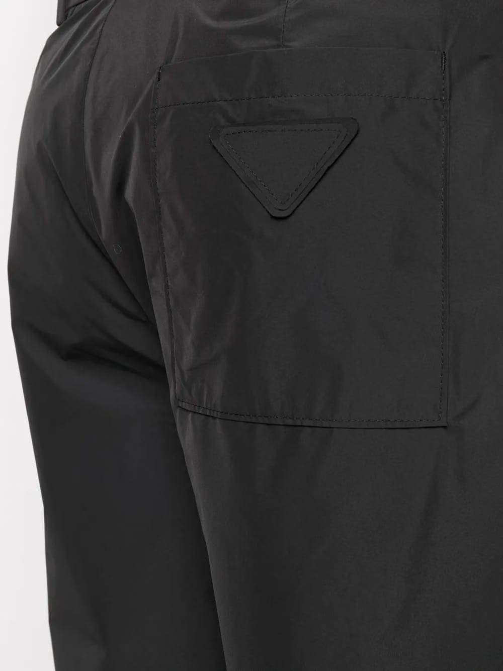 triangle patch logo shorts